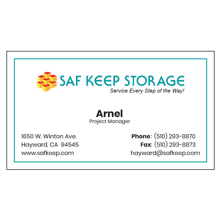 Hayward Business Cards for Manager_Arnel